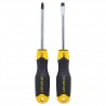 JGO. DESTORNILLADORES STANLEY 1/4 X 4 PULG X2 66670
