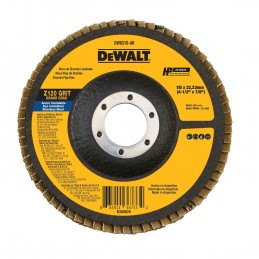 DISCO FLAP ZIRCONIO 4 1/2 X 7/8 GRANO 120 DEWALT DW8310